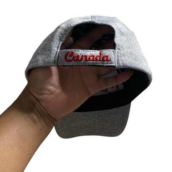 Canadiana Men's Gray Canada 1867 Printed Baseball Hat - Picture 3 of 6